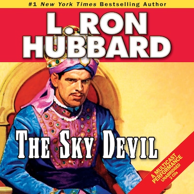 The Sky Devil – omslag til lydbogen af L. Ron Hubbard