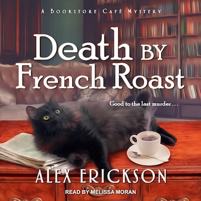 Death by French Roast – omslag til lydbogen af Alex Erickson