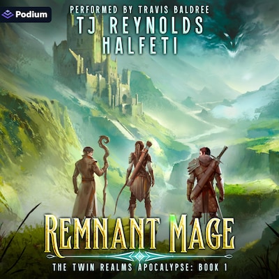 Remnant Mage – omslag til lydbogen af TJ Reynolds, Halfeti Rose