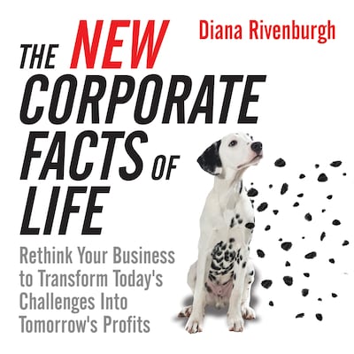 The New Corporate Facts Life – omslag til lydbogen af Diana Rivenburgh