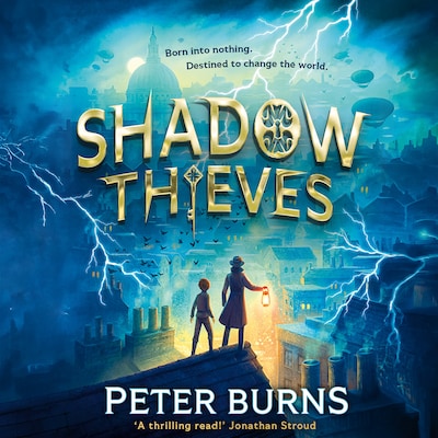Shadow Thieves – okładka audiobooka, autor Peter Burns