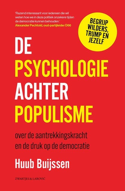 De psychologie achter populisme: Over de aantrekkingskracht en de druk op de democratie – omslag van het luisterboek van Huub Buijssen