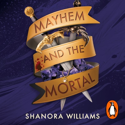 Mayhem and the Mortal – omslag til lydbogen af Shanora Williams