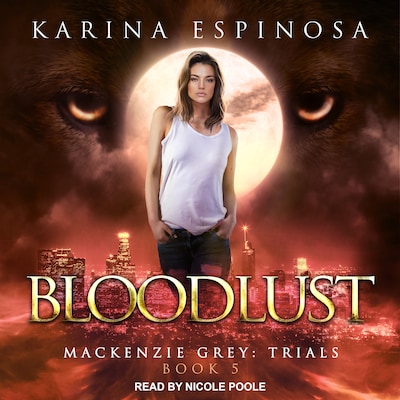 Bloodlust – omslag til lydbogen af Karina Espinosa