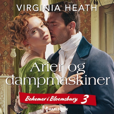 Arier og dampmaskiner – omslag til lydbogen af Virginia Heath