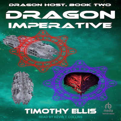 Dragon Imperative – omslag til lydbogen af Timothy Ellis