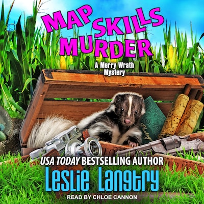 Map Skills Murder – omslag til lydbogen af Leslie Langtry