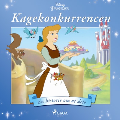 Askepot - Kagekonkurrencen - En historie om at dele – omslag til lydbogen af Disney