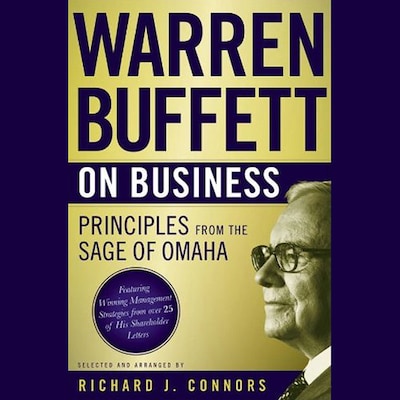 Warren Buffett on Business – omslag til lydbogen af Warren Buffett, Richard J. Connors