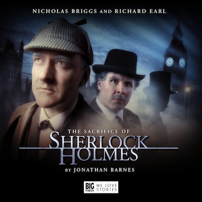 Sherlock Holmes - The Sacrifice of Sherlock Holmes – omslag til lydbogen af Jonathan Barnes