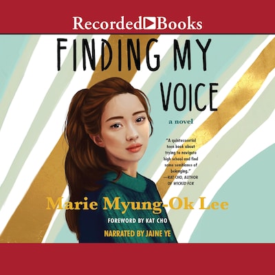 Finding My Voice – omslag til lydbogen af Marie Myung-Ok Lee