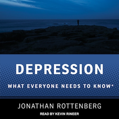 Depression – omslag til lydbogen af Jonathan Rottenberg