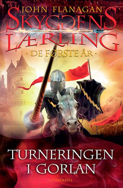Skyggens lærling. De første år 1 - Turneringen i Gorlan – omslag til lydbogen af John Flanagan