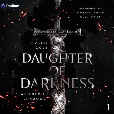 Wielder of Shadows – omslag til lydbogen af Allie Cole