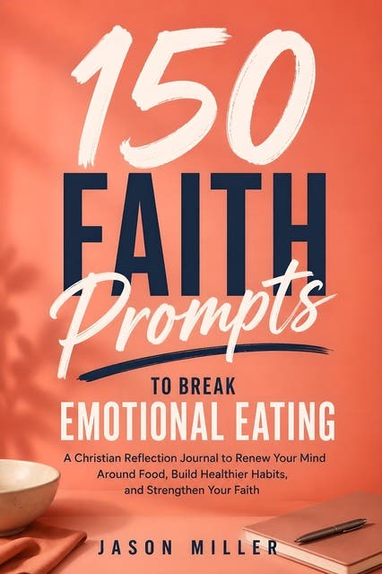 150 Faith Prompts to Break Emotional Eating: A Christian Reflection Journal to Renew Your Mind Around Food, Build Healthier Habits, and Strengthen Your Faith – omslag til lydbogen af Jason Miller