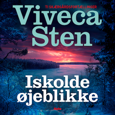 Iskolde øjeblikke – omslag til lydbogen af Viveca Sten