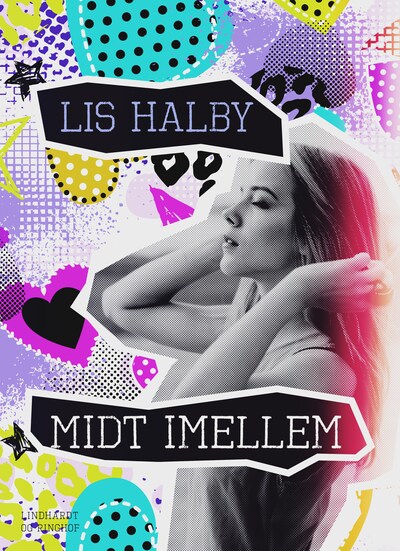 Midt imellem – omslag til lydbogen af Lis Halby