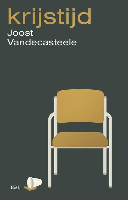 Krijstijd – omslag van het luisterboek van Joost Vandecasteele