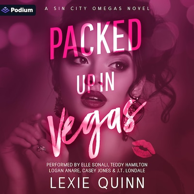 Packed Up in Vegas – omslag til lydbogen af Lexie Quinn