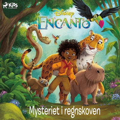 Encanto – Mysteriet i regnskoven – omslag til lydbogen af Disney