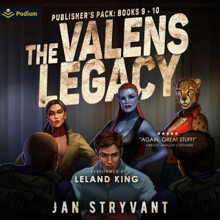 The Valens Legacy: Publisher's Pack 5: The Valens Legacy, Book 9, 10 – omslag till ljudboken av Jan Stryvant