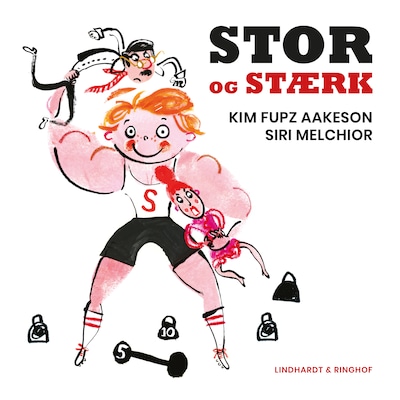 Stor og stærk – omslag til lydbogen af Kim Fupz Aakeson