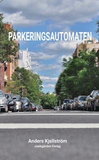 Parkeringsautomaten – omslag till ljudboken av Anders Kjellström
