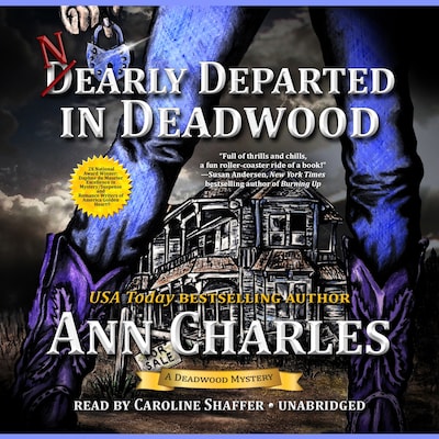 Nearly Departed in Deadwood – omslag til lydbogen af Ann Charles
