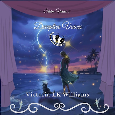 Deceptive Voices – omslag til lydbogen af Victoria LK Williams