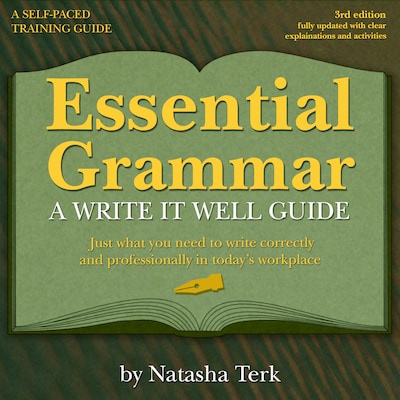 Essential Grammar – omslag til lydbogen af Natasha Terk
