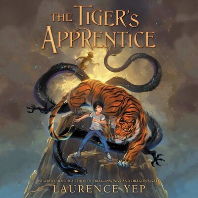 The Tiger's Apprentice – omslag van het luisterboek van Laurence Yep