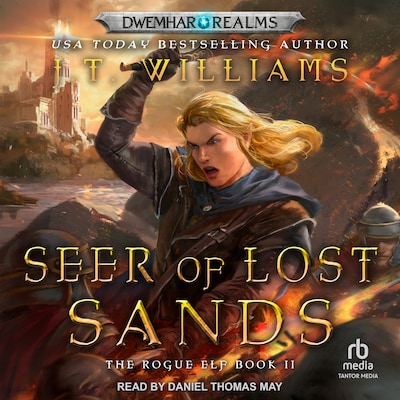 Seer of Lost Sands – omslag til lydbogen af J.T. Williams