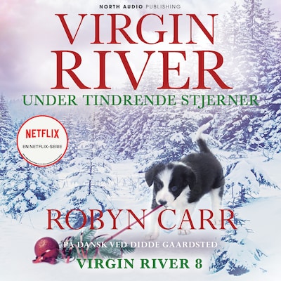 Virgin River - Under tindrende stjerner – omslag til lydbogen af Robyn Carr
