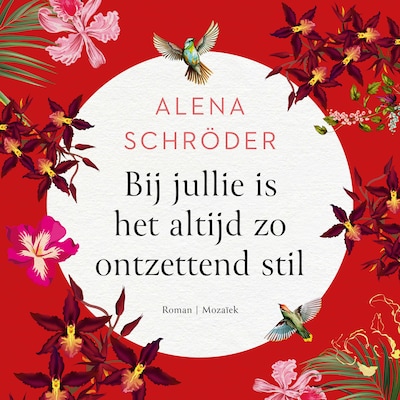 Bij jullie is het altijd zo ontzettend stil – omslag van het luisterboek van Alena Schröder