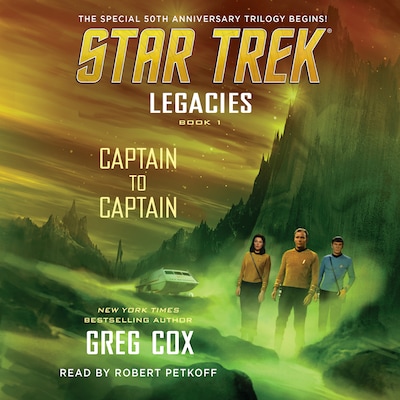 Legacies: Book 1: Captain to Captain – omslag til lydbogen af Greg Cox