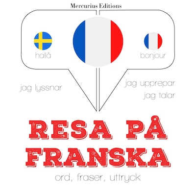 Resa på franska – omslag till ljudboken av JM Gardner