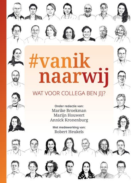 #vaniknaarwij: Wat voor collega ben jij? – omslag van het luisterboek van Annick Kronenburg,Marijn Houwert,Marike Broekman