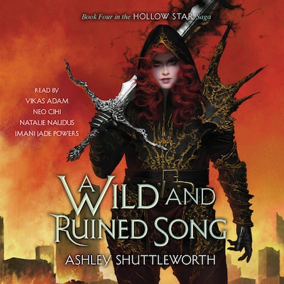 A Wild and Ruined Song – omslag van het luisterboek van Ashley Shuttleworth