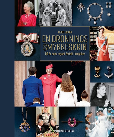 En dronnings smykkeskrin – omslag til lydbogen af Heidi Laura