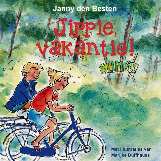 Jippie, vakantie! – omslag van het luisterboek van Janny den Besten