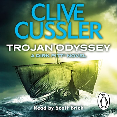 Trojan Odyssey – omslag til lydbogen af Clive Cussler