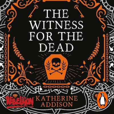The Witness for the Dead – omslag til lydbogen af Katherine Addison
