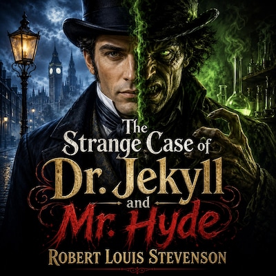 The Strange Case of Dr. Jekyll and Mr. Hyde (1886 Original Edition) – omslag van het luisterboek van Robert Louis Stevenson