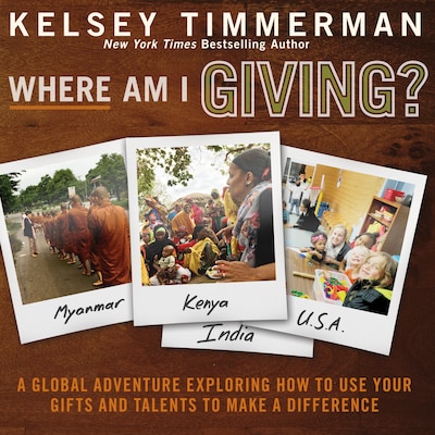 Where Am I Giving – omslag til lydbogen af Kelsey Timmerman