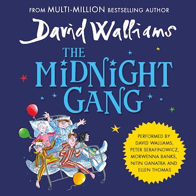 The Midnight Gang – omslag til lydbogen af David Walliams