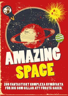 Amazing Space – omslag till ljudboken av Nicotext Förlag