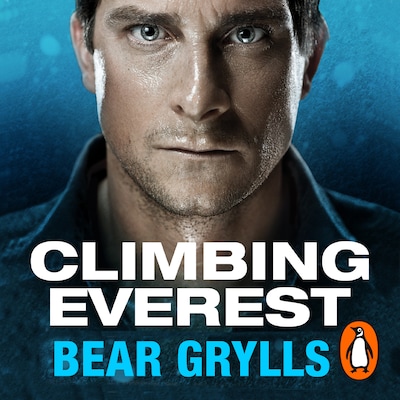 Climbing Everest – omslag til lydbogen af Bear Grylls