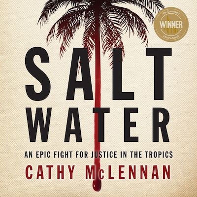 Saltwater – omslag til lydbogen af Cathy McLennan