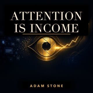 Attention is Income: Why the Quality of Your Focus Determines Your Future Worth – omslag till ljudboken av Adam Stone