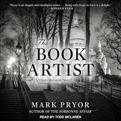 The Book Artist – omslag til lydbogen af Mark Pryor